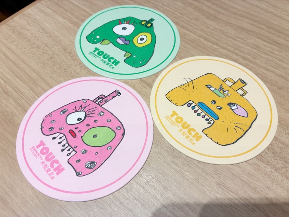 木梨憲武展 大阪 カフェ限定ノベルティ コースター