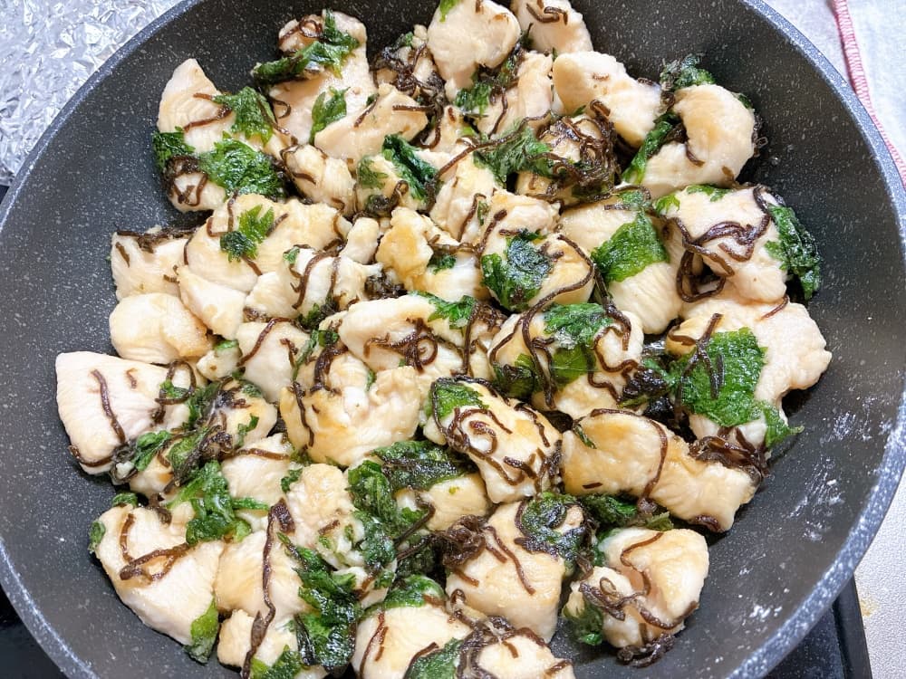 大葉の塩こんからあげ