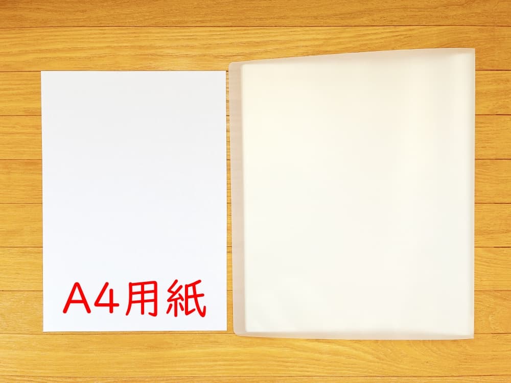 無印良品 クリアホルダー A4ワイド 40ポケット