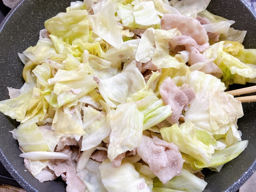 豚肉とキャベツ
