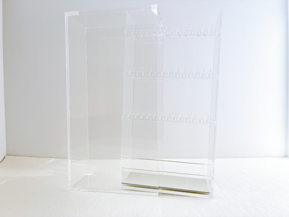 無印良品｜アクリルネックレス・ピアススタンド