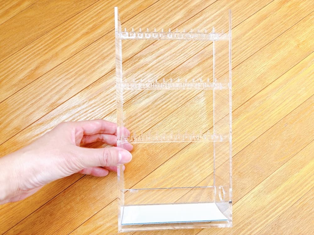 無印良品｜アクリルネックレス・ピアススタンド
