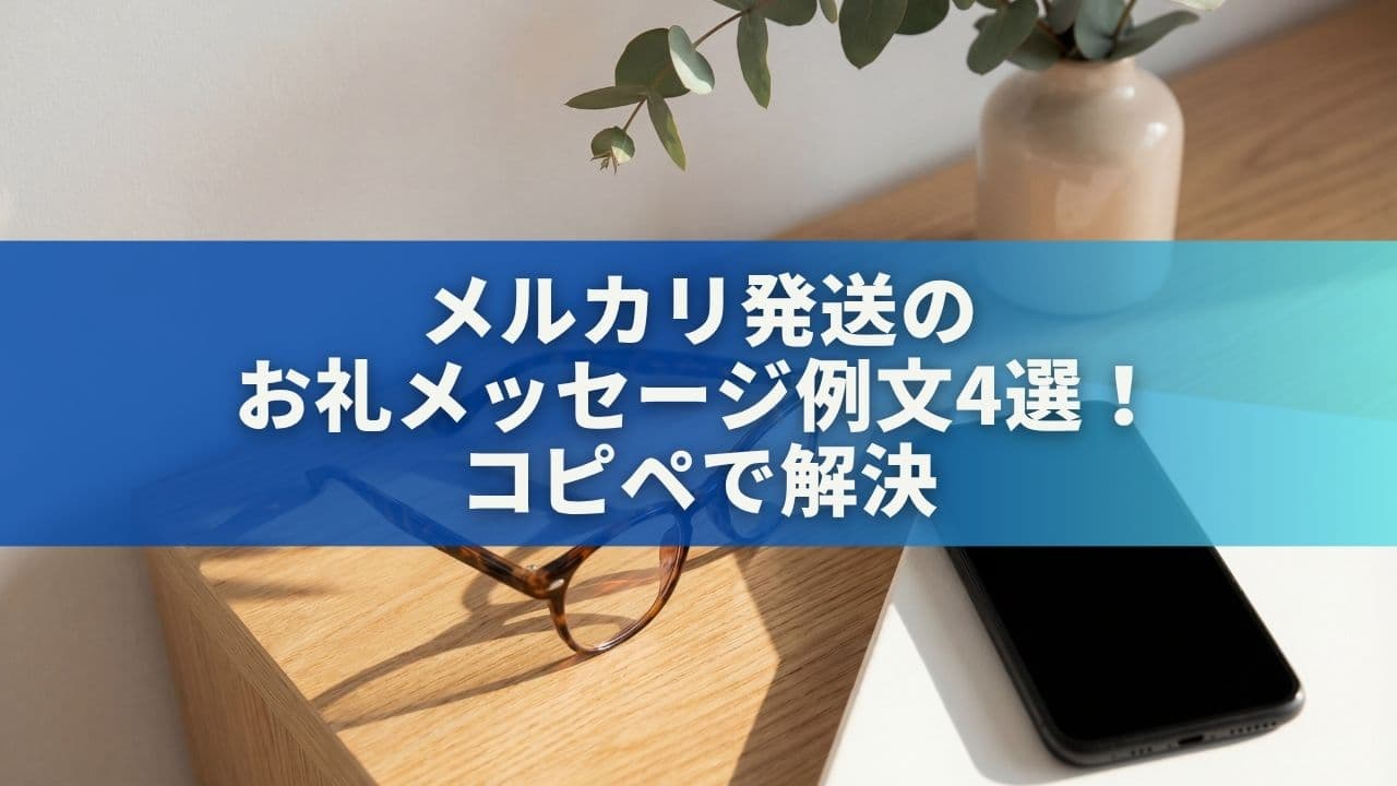 【迷ったらコレ】メルカリ発送のお礼メッセージ例文4選！コピペで解決